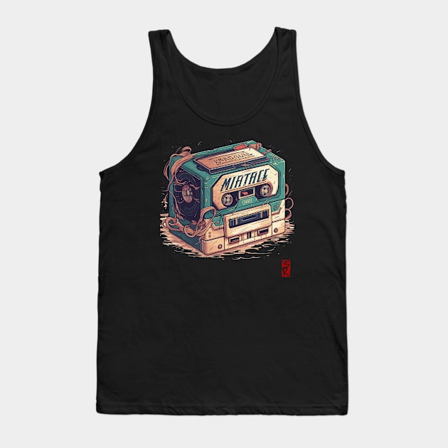 Retro cassette tape Tank Top by siriusreno